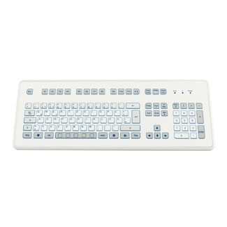 COMPACT FOIL-COVERED DESKTOP KEYBOARD WITH ROBUST SHORT-TRAVEL KEYS AND NUMERIC KEYPAD Image