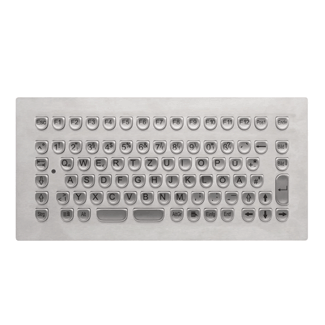 Image of STAINLESS STEEL FRONT MOUNT KEYBOARD COMPACT