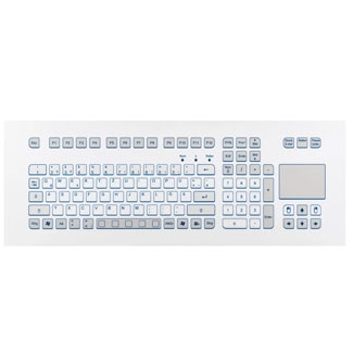 Image of FOIL-COVERED FRONT-MOUNTED KEYBOARD WITH ROBUST SHORT-TRAVEL KEYS AND TOUCHPAD