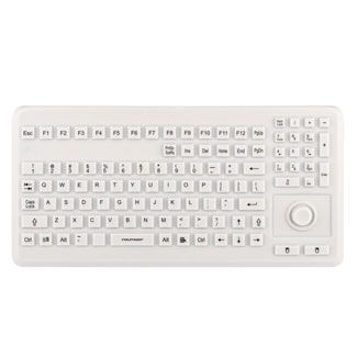 Image of INDUPROOF® ADVANCED - RUGGED, WATER- AND DUST-PROOF SILICONE KEYBOARD WITH INTEGRATED MOUSE BUTTON