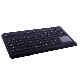 INDUPROOF® ADVANCED - RUGGED, WATER- AND DUST-PROOF SILICONE KEYBOARD WITH INTEGRATED TOUCHPAD Image