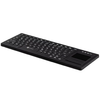 Cleantype XTRA TOUCH PROTECT silicon keyboard, scissor-switch design, touch pad, IP68, 180cm Cable Image