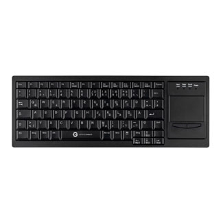 Cleantype XTRA TOUCH WL Plastic keyboard, Scissor-switch design, touch pad, Integrated Clean mode for cleaning, 2.4GHz wireless, dongle included Image