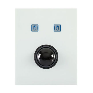 Image of TRACKBALL 38MM FRONT PANEL INDUSTRIAL BUILT-IN MODULE WITH 2 MOUSE BUTTONS