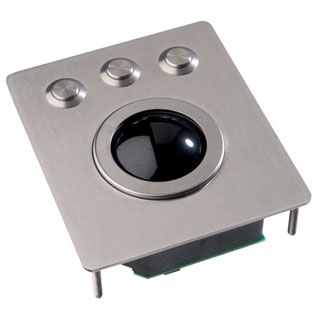 TRACKBALL 50MM IN STAINLESS STEEL FRONT PANEL, VANDALISM-PROOF Image