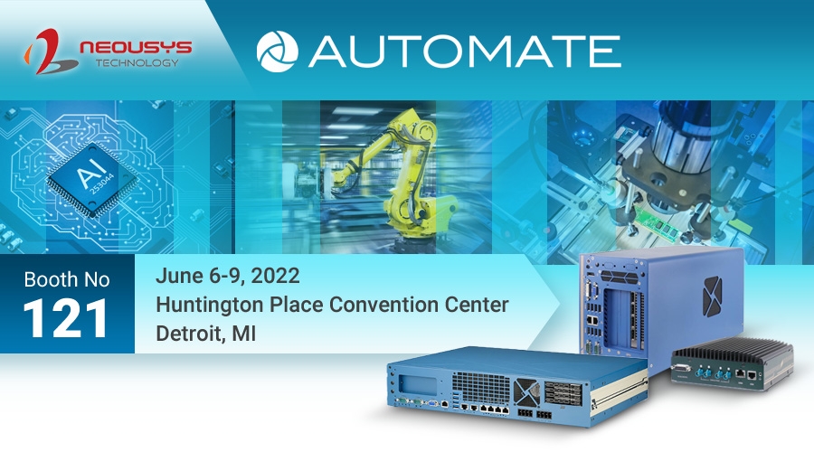 Neousys Technology Debuts Fanless Industrial Embedded Computer with New Intel® 12th-Gen Core™ at Automate 2022