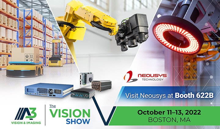 Neousys at The Vision Show Boston Showcasing Rugged and GPU-aided Platforms for AI-Enabled Machine Vision