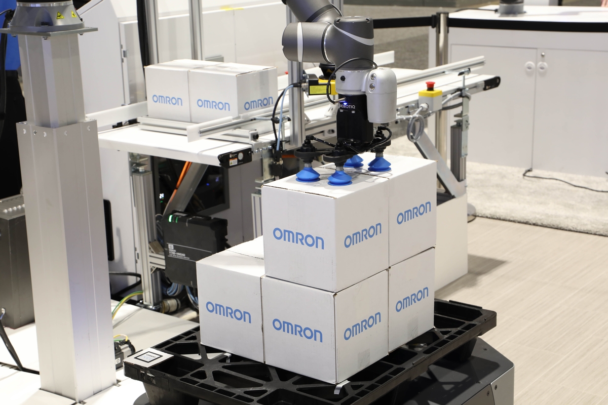 Boost Productivity with OMRON's Robotic Palletizing Solution