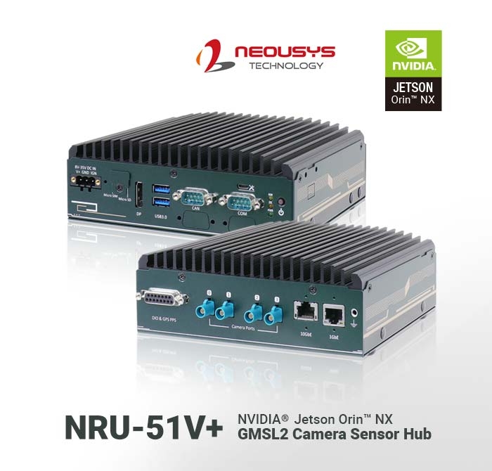 Neousys Announces Rugged NVIDIA® Jetson Orin™ NX GMSL2 Camera Sensor Hub for Autonomous Vehicles and AMRs