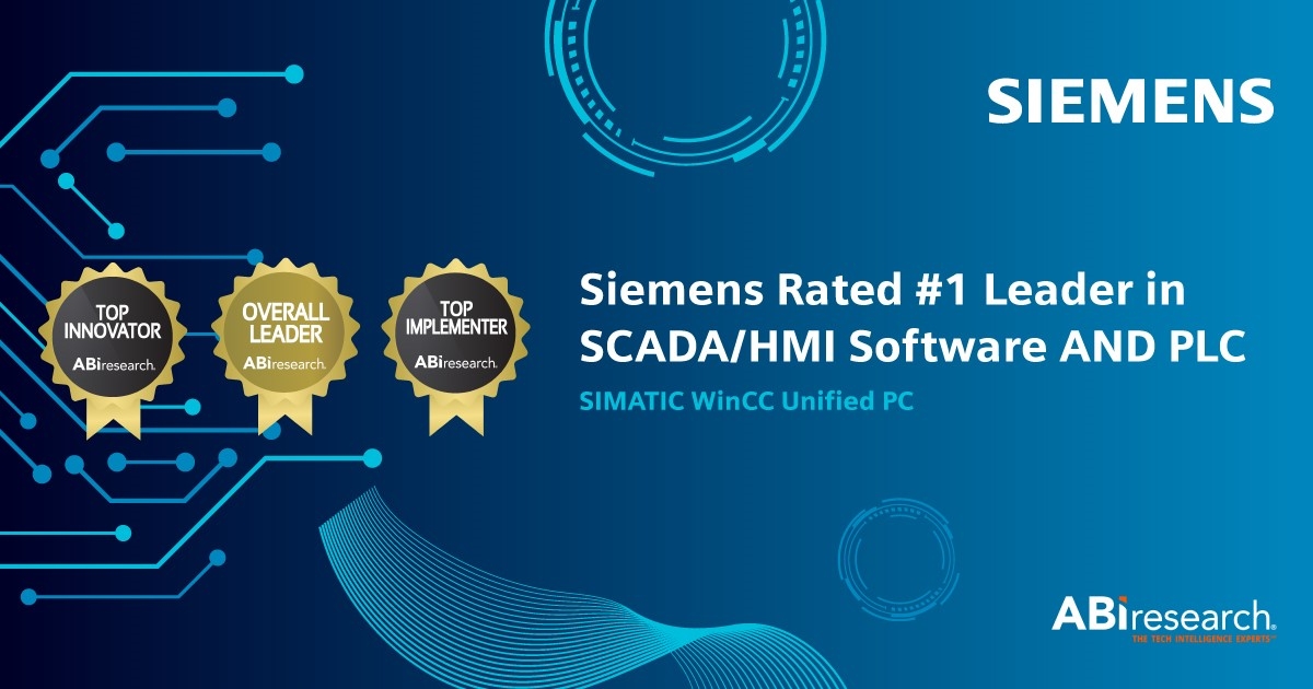 Siemens HMI software clinches top spot in third-party evaluation of 14 SCADA/HMI providers