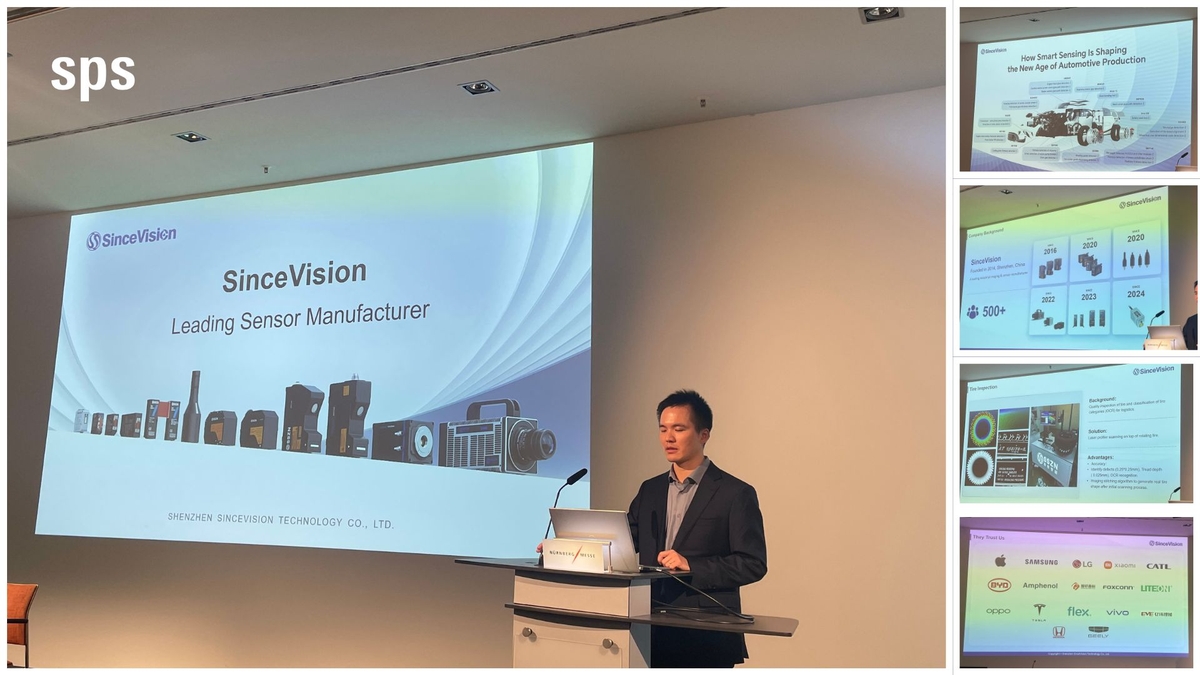 SinceVision Highlights Next-Generation Industrial Sensing and Imaging at SPS Germany 2025
