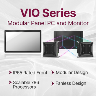 VIO-200 Series IP65 Modular Panel PC and Monitor Image