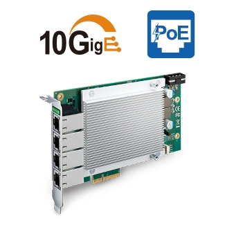 4-port/2-port 10GigE PoE+ Expansion Card Image