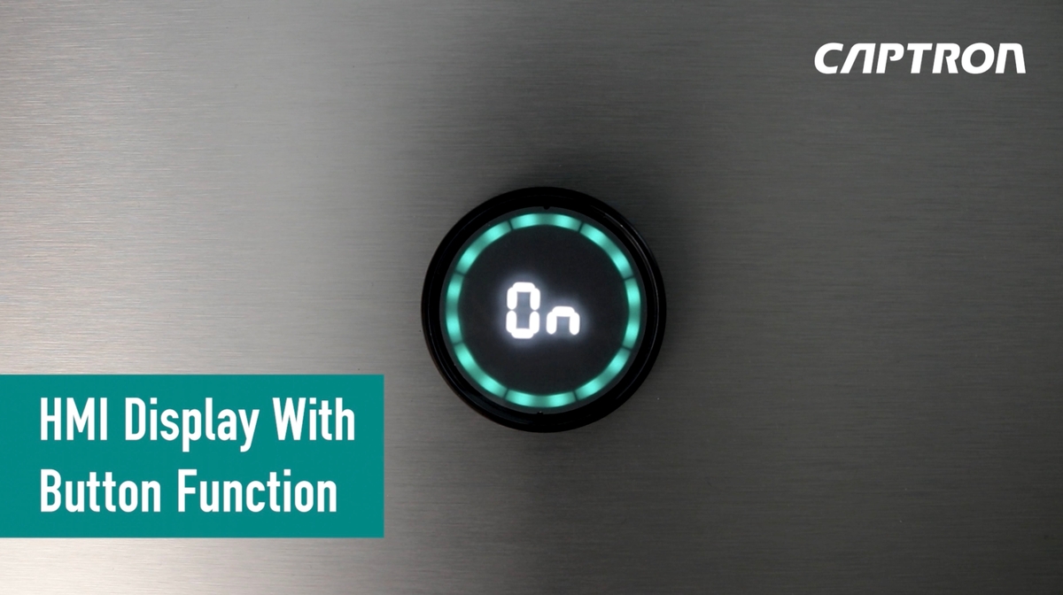 CANEO series 4x Display: an HMI display with push-button function