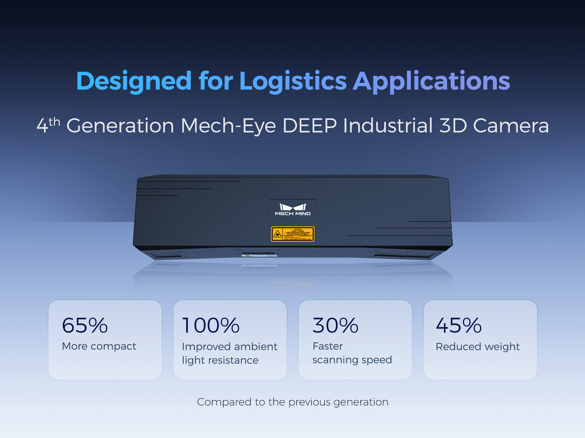 Introducing Brand New 4th Generation Mech-Eye DEEP for Palletizing and Depalletizing Applications in Logistics