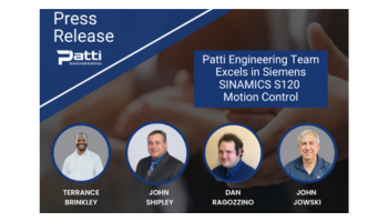 Certification Success: Patti Engineering Team Excels in Siemens SINAMICS S120 Motion Control