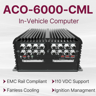 ACO-6000-CML | 10th Gen Intel In-Vehicle Computer Image
