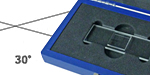 Calibration Target Micro with honing angle is the latest addition to Opto's portfolio of calibration targets and object micrometers