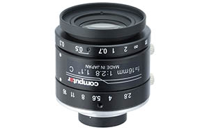 1.1 inch 16mm f2.8, 3.45um, 12.0 megapixel Ultra low Distortion Lens Image