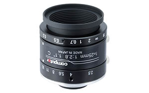 1.1 inch 25mm f2.8, 3.45um, 12.0 megapixel Ultra low Distortion Lens Image