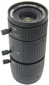 2/3 inch 3.3X Macro Zoom, megapixel, Manual Iris, C-mount Image