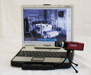 StreamPix 7:  Laptop recording station. Image
