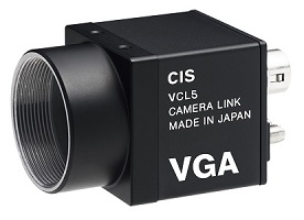 Image of VGA resolution, small footprint Camera Link interface camera utilizing CMOS image sensor.