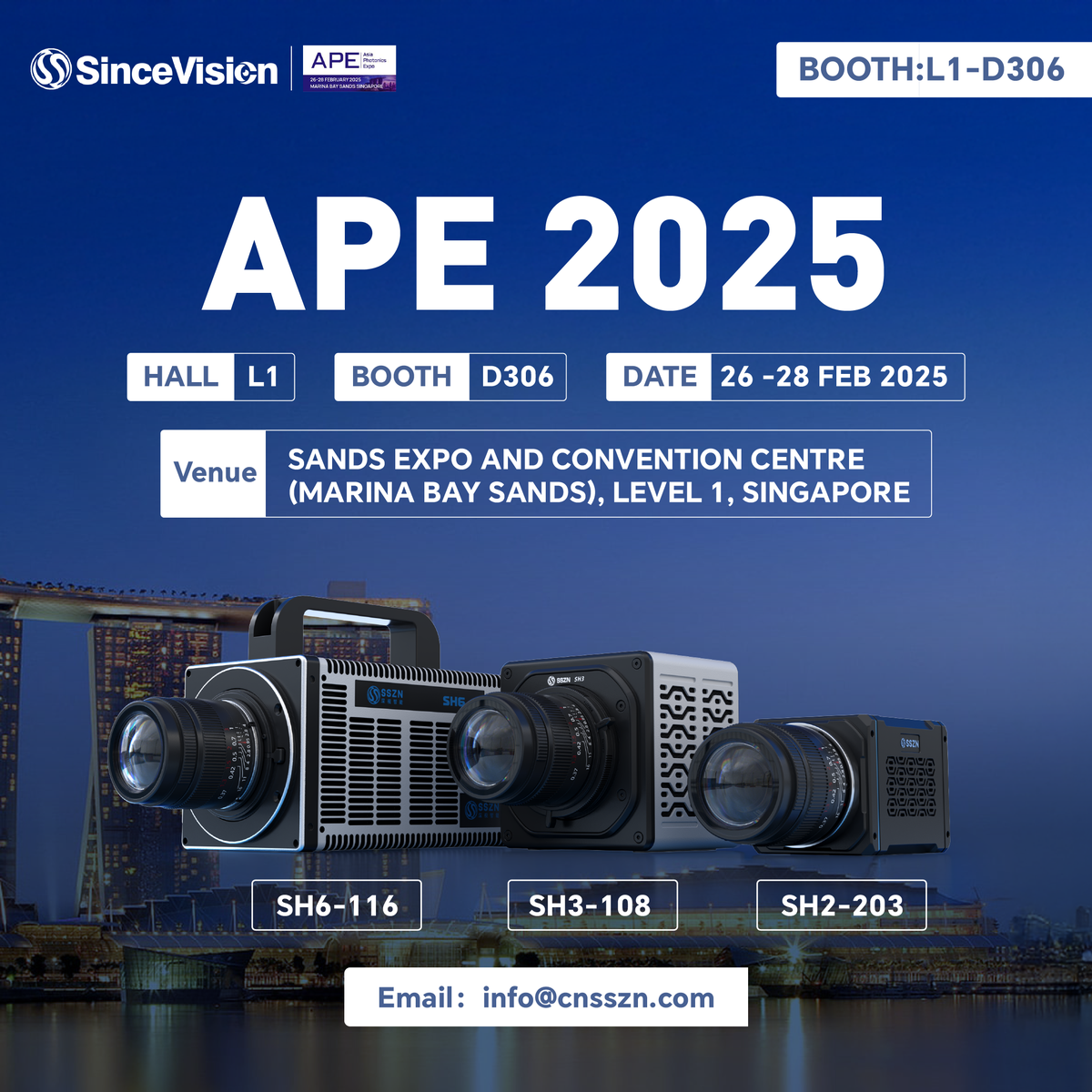 SinceVision Unveils Revolutionary High-Speed Cameras at Asia Photonics Expo 2025
