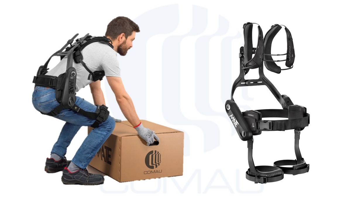 Comau MATE-XB, the new wearable solution to reduce back fatigue
