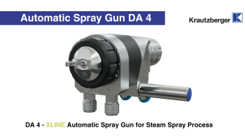 DA 4 Automatic Spray Gun for glazing with steam