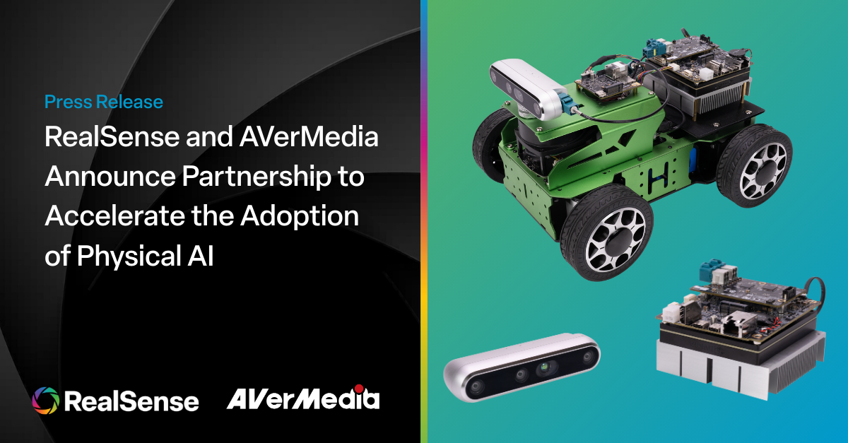 RealSense and AVerMedia Announce Partnership to Accelerate the Adoption of Physical AI