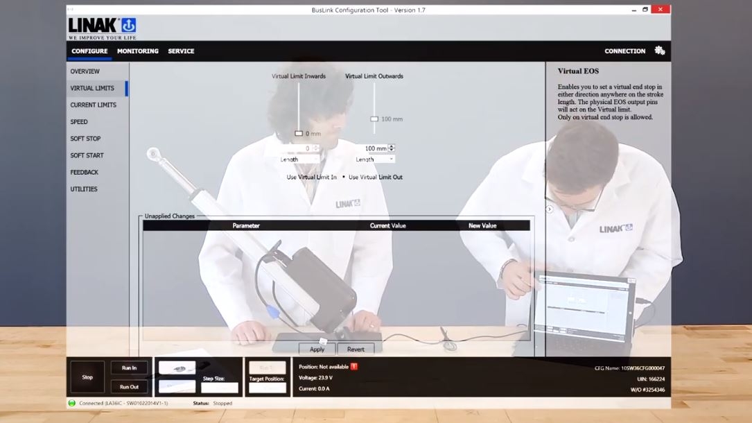 Linear actuator configuration software | Actuator Academy™