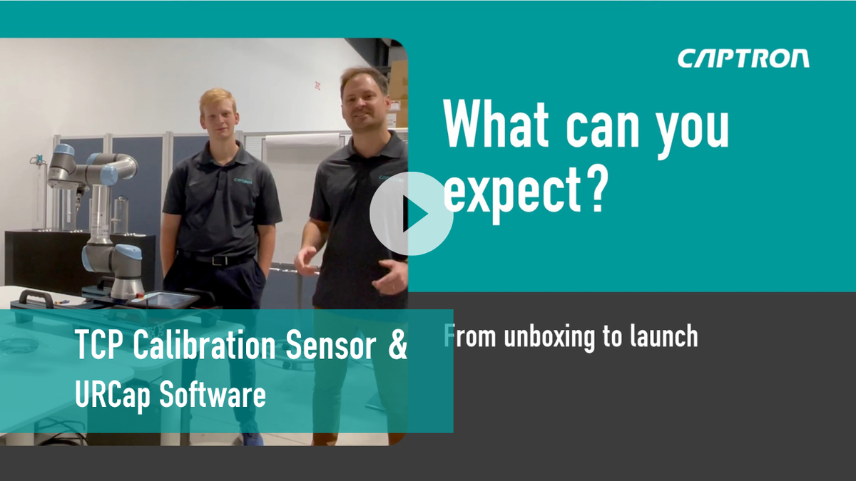 CAPTRON Tool Center Point (TCP) Calibration Sensor & URCap Software