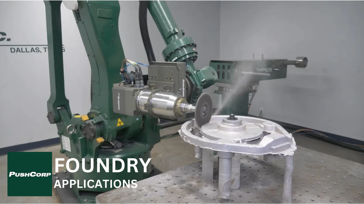 Robotic Metalcasting Cutoffs with Steel, Cast Iron, and Aluminum