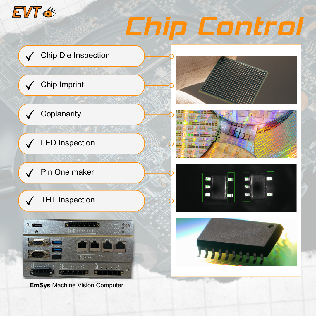 Efficient inspection of semiconductors and electronic components