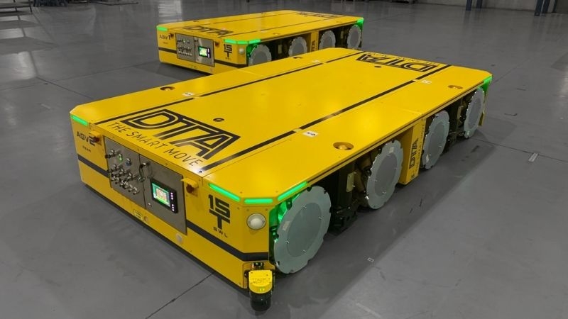 Introducing ANT driven Dolphin transporter AGVs by DTA