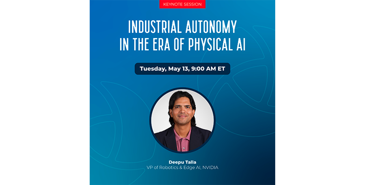 Deepu Talla of NVIDIA to Deliver Keynote at Automate 2025 on the Future of Industrial Autonomy