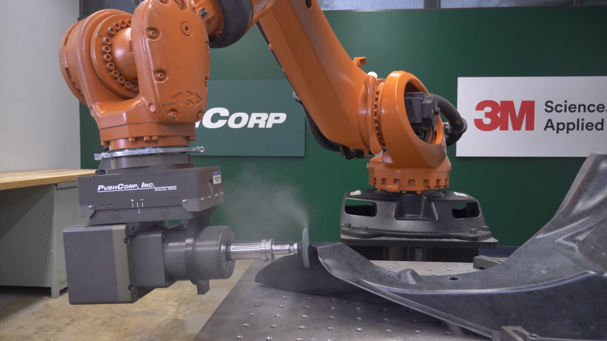 Automated Robotic Deflashing on Composite Panels