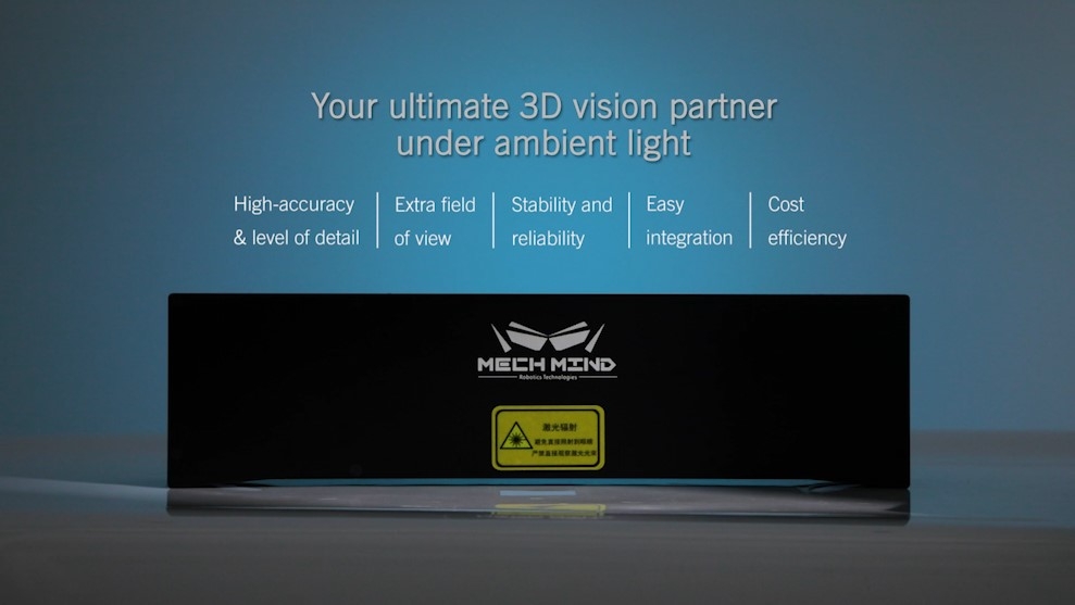 Mech-Eye Laser 3D Camera from Mech-Mind: Ambient Light Resistance, High Accuracy, Broad FOV