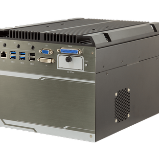FPC-8108W-G1 Ruggedized Edge AI computing Box PC with Intel® 10th Gen. Core i9/i7/i5/i3 Supporting NVIDIA 150W GPU Image