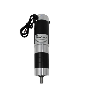 Image of MMP D22-490A-12V GP52-068 (Brushed 12V DC Gearmotor capable of producing up to 129 in-lbs continuous torque & 294 in-lbs peak torque with an output speed of 35 RPM. IP54 protected & under 2.5'' diameter & under 9.0'' total length & weight is 5.1lbs.)