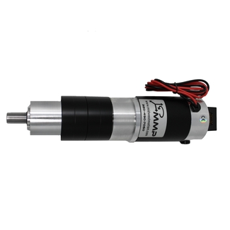 Image of MMP D22-376B-12V GP52-408 EU-1024 (Brushed 12V DC Gearmotor with 1024 CPR integral optical feedback encoder. Capable of producing up to 402 in-lbs continuous torque and 443 in-lbs peak torque with an output speed of 6.9 RPM)