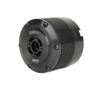 Image of CubeMars G35 100kv 16v custom encoder and drive available Brushless dc servo rc hollow shaft gimbal motor for camera