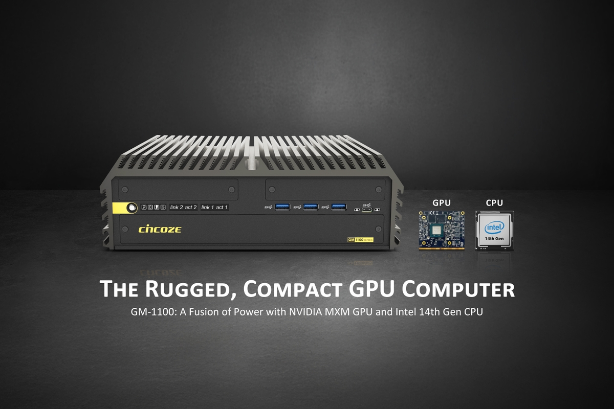 CINCOZE | GM-1100 | The Rugged, Compact GPU Computer