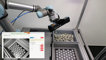 Hand-eye picking in Bin Picking Studio by Photoneo