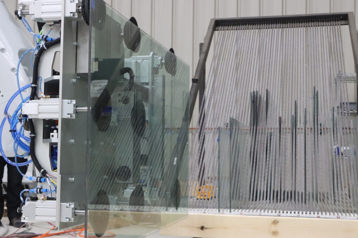 Harp Rack | Automation for Glass Handling | QComp