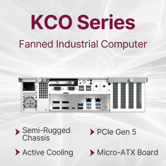 KCO Series | Intel 13th Generation 2U or 3U Fanned Industrial Computer Image