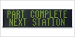   Ethernet/IP Marquees connect directly to the Rockwell Ethernet/IP Network