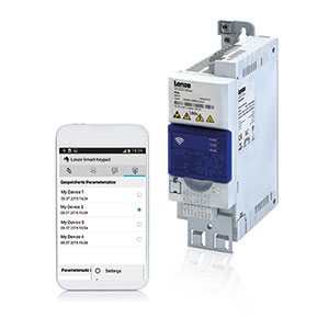 Lenze i500 Frequency Inverter Series Features Enhanced WLAN Diagnostics Module Image