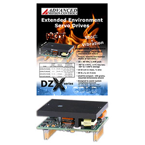 Image of Extended Environment Servo Drives Operate Under Harsh Thermal and Mechanical Extremes